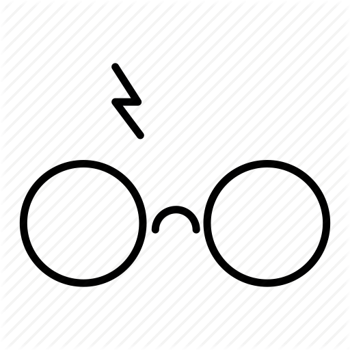 512x512 Collection, Final, Glasses, Harry, Potter, Round, Scar Icon