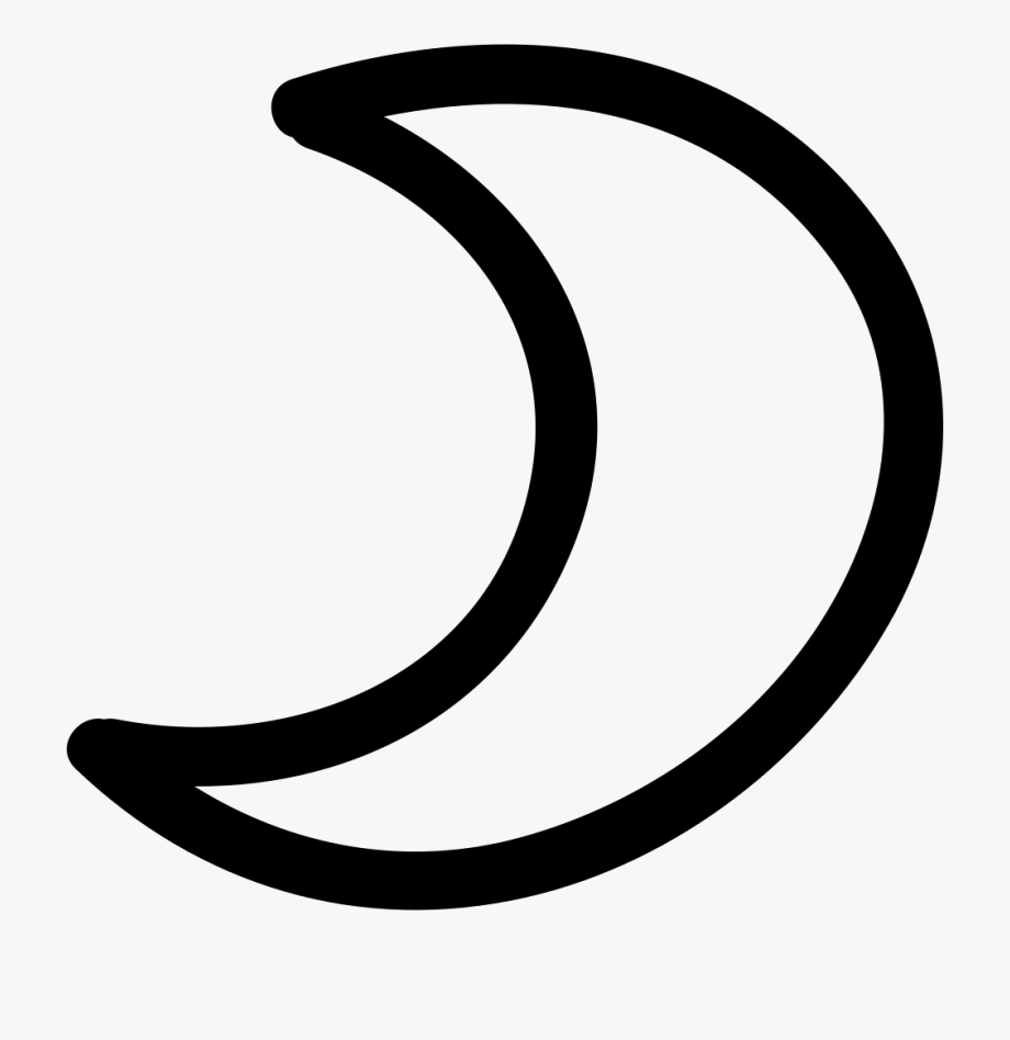 920x948 Moon Png Outline