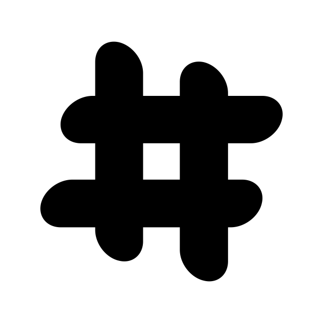 640x640 Vector Hash Icon, Hash Icon, Hashtag, Number Icon Png And Vector