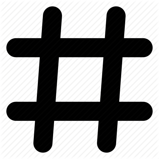 512x512 Font, Hashtag, Number, Pound, Sign, Type Icon