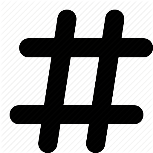 512x512 Hash, Hashtag, Sharp, Tag Icon