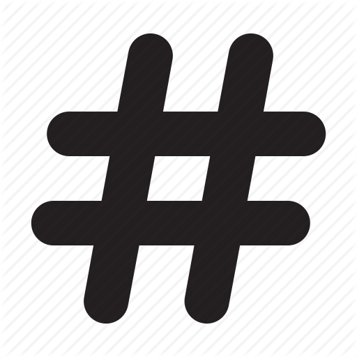 512x512 Hashtag, Pound, Sign, Social, Tag Icon