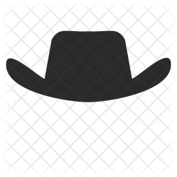256x256 Hat Icon Of Glyph Style