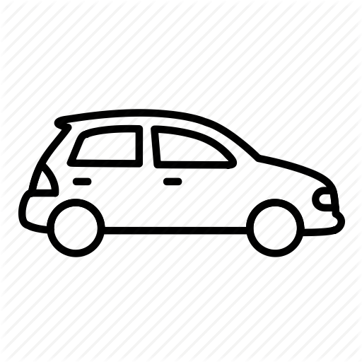 512x512 Auto, Car, Hatchback, Transport, Vehicle Icon