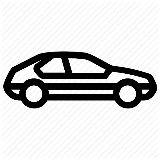 512x512 Car, Family Hatchback, Hatchback, Small Car, Vehicle Icon