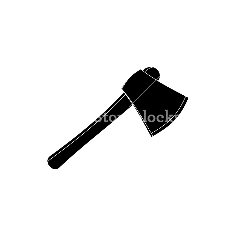 1000x1000 Axe Icon In Simple Style Isolated On White Background Tool Symbol