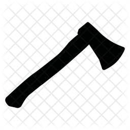 256x256 Hatchet Icon Of Glyph Style