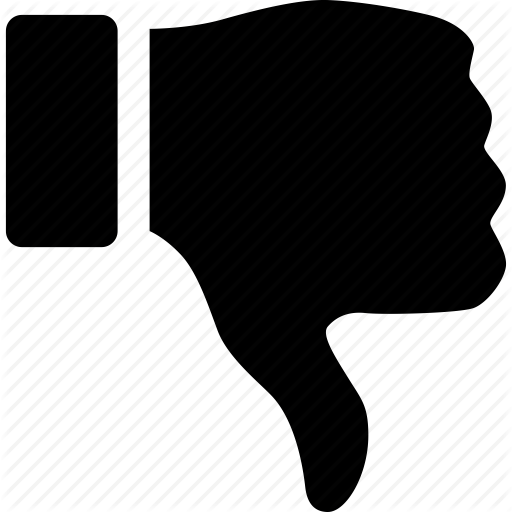 512x512 Disapprove, Dislike, Down, Hand, Hate, Thumbs, Vote Icon