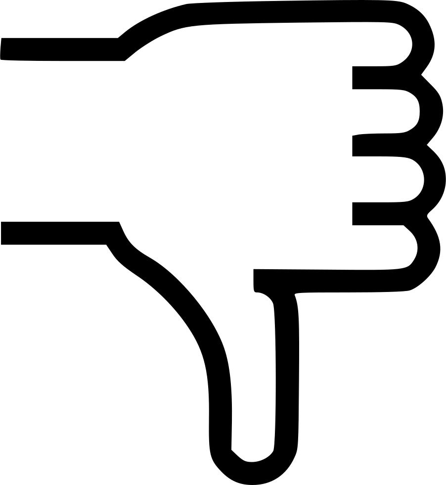 902x980 Disapprove Dislike Down Hate Thumb Thumbs Png Icon Free