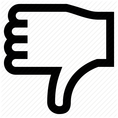480x480 Dislike, Down, Hand, Hate, Thumbs Icon