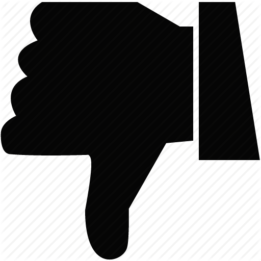 512x512 Hate, Thumb, Unlike Icon