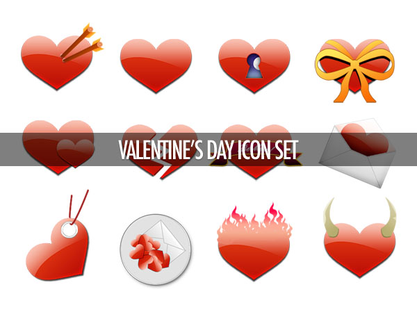 600x446 Free Valentine's Day Icon Set Psdfan