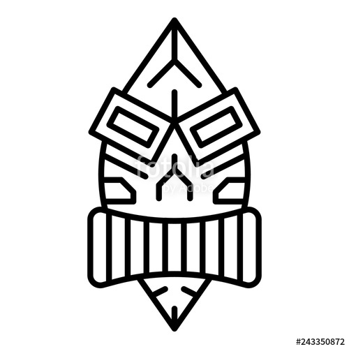 500x500 Hawaii Idol Icon Outline Hawaii Idol Vector Icon For Web Design