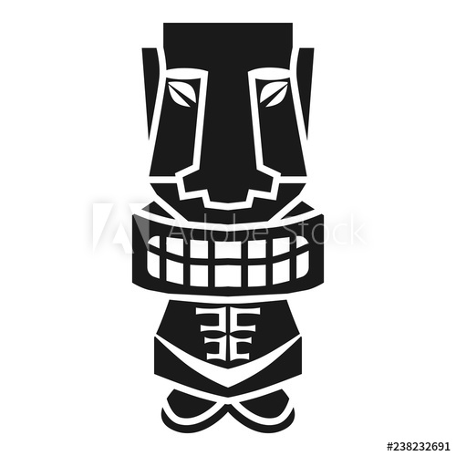 500x500 Ritual Hawaii Idol Icon Simple Illustration Of Ritual Hawaii Idol