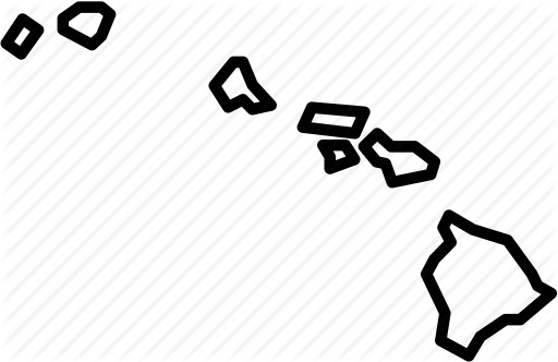 512x332 America, Federal, Hawaii, Honolulu, Island, Map, State Icon