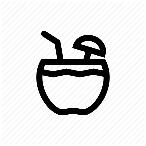 512x512 Beach, Coconut, Food, Fruit, Hawaii Icon