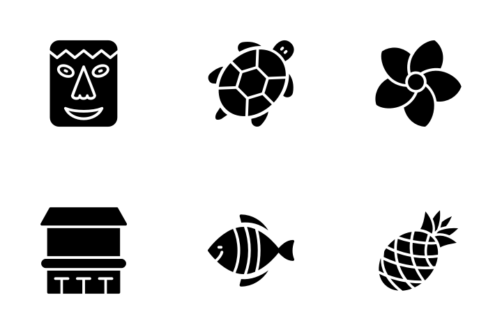 720x480 Download Hawaii Symbols Icon Pack