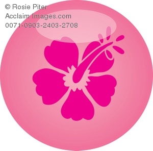 300x296 Clipart Illustration Of A Flower Icon