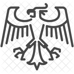 256x256 Hawk Icon Of Line Style