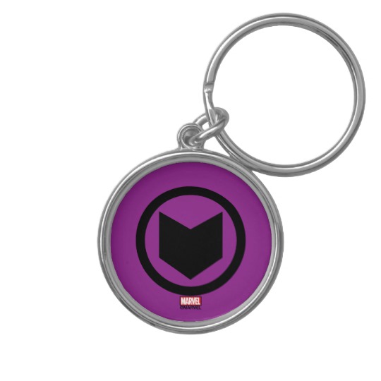 540x540 Hawkeye Retro Icon Keychain Zazzle Ca