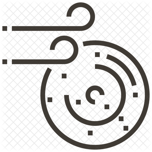 512x512 Wind Icon Of Line Style