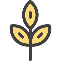 256x256 Straw, Farm, Hay, Stalk, Nature, Farming And Gardening, Bale Icon