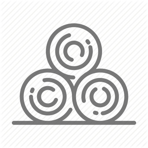 512x512 Bale, Farm, Feed, Hay, Roll Icon