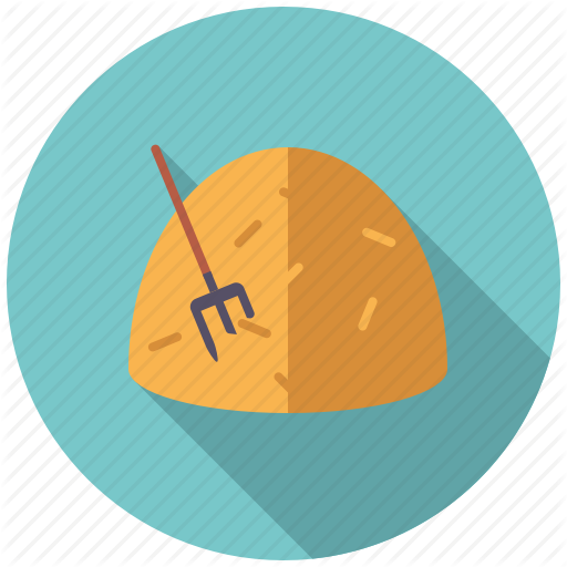 512x512 Agriculture, Farm, Fork, Hay, Haystack Icon