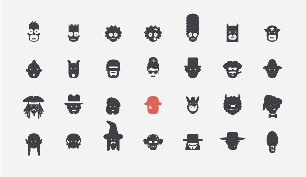 600x347 Personajes Signos, Pictogramas Icon Design, Logos