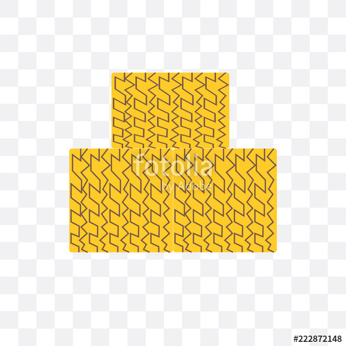 500x500 Hay Bale Icon Isolated On Transparent Background Simple