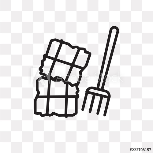 500x500 Hay Icon On Transparent Background Modern Icons Vector