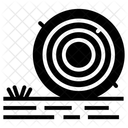 256x256 Haystack Icon Of Glyph Style