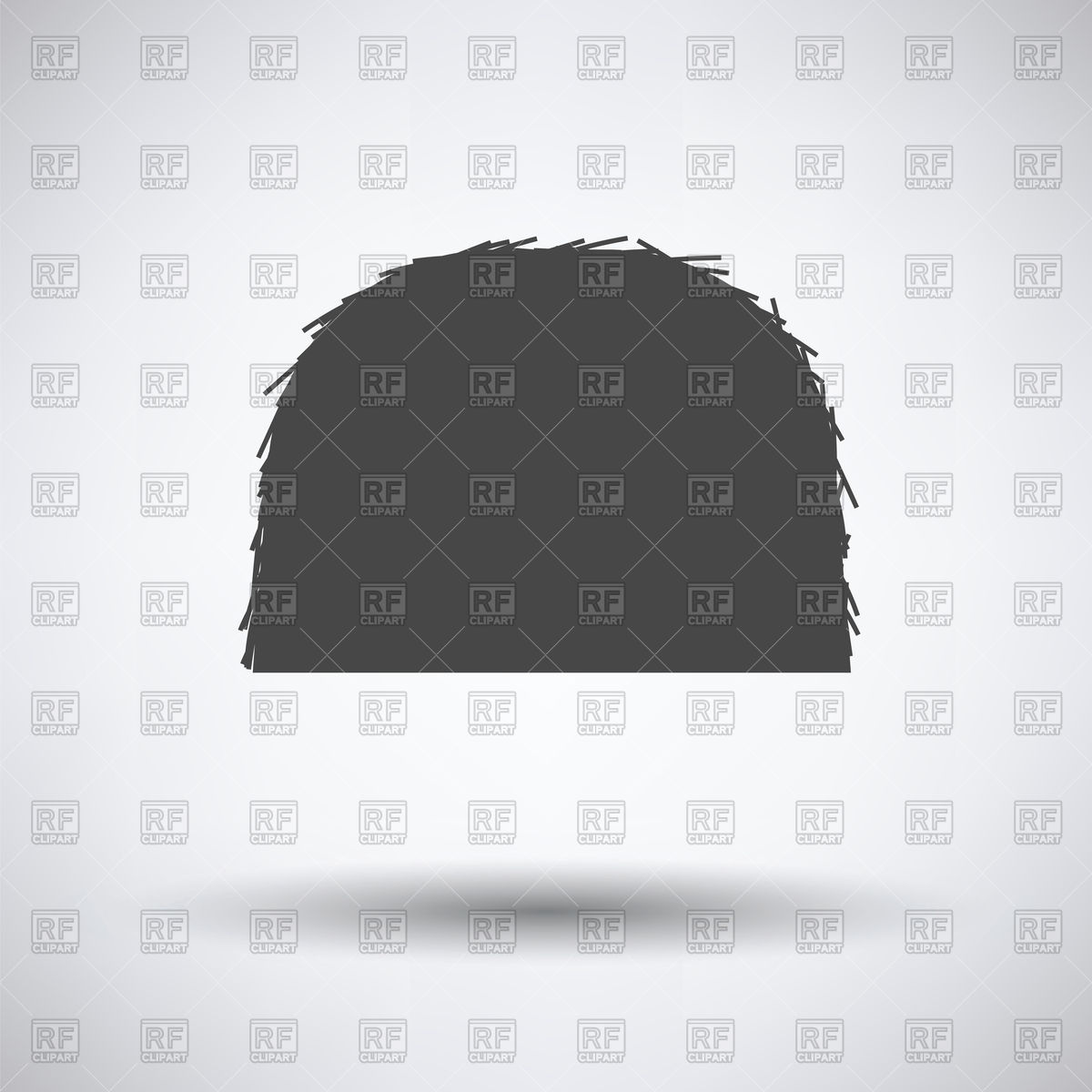 1200x1200 Haystack Icon On Gray Background Vector Image Of Signs, Symbols
