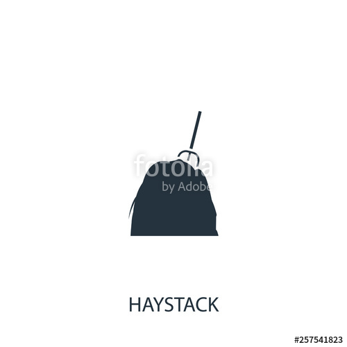 500x500 Haystack Icon Simple Gardening Element Illustration Vector Sym
