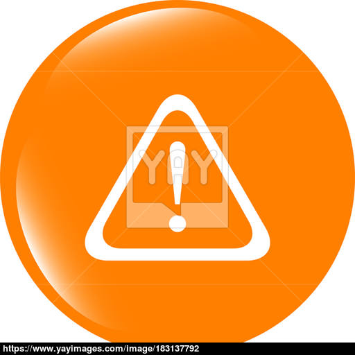 512x512 Attention Sign Icon Exclamation Mark Hazard Warning Symbol