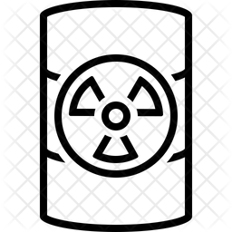 256x256 Hazardous Waste Icon Of Line Style