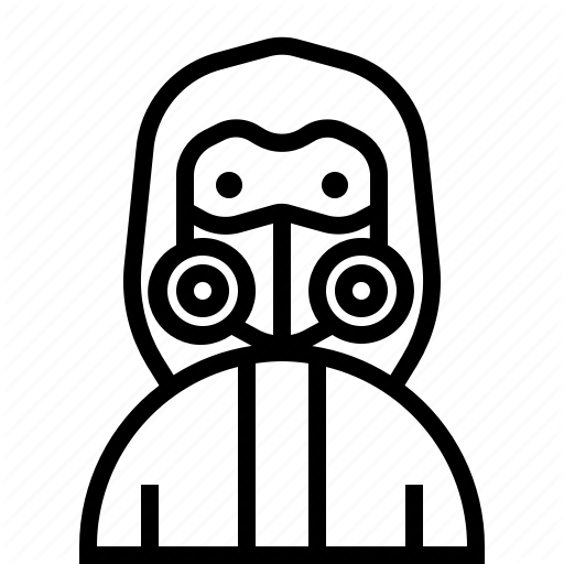512x512 Avatar, Character, Hazmat, Man, Person, User Icon