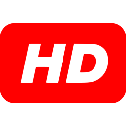 256x256 Red Video Hd Icon