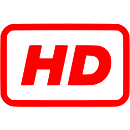 256x256 Red Video Hd Icon