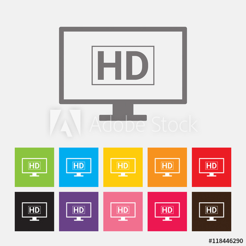 500x500 Hd Tv Icon