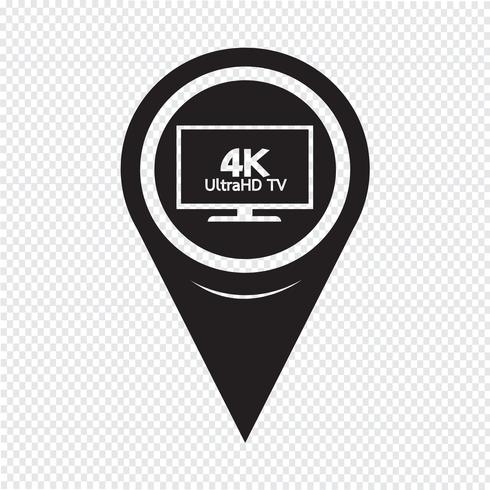 490x490 Map Pointer Hd Tv Icon