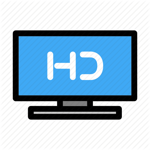 512x512 Digital, Format, Hd, Hd Format, Modern, Screen, Tv Icon