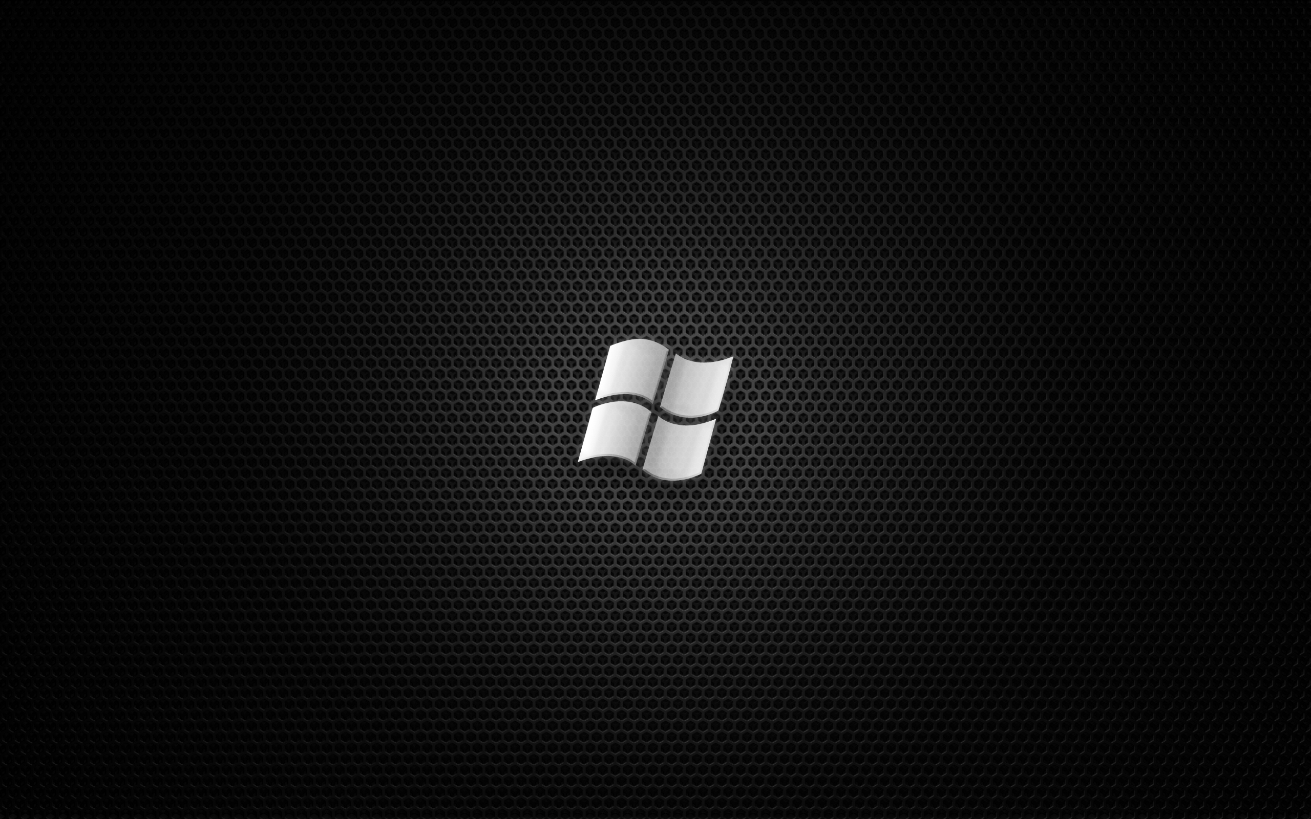 2560x1600 Download Wallpaper Windows, Black, Gray, Icon, Mesh Hd