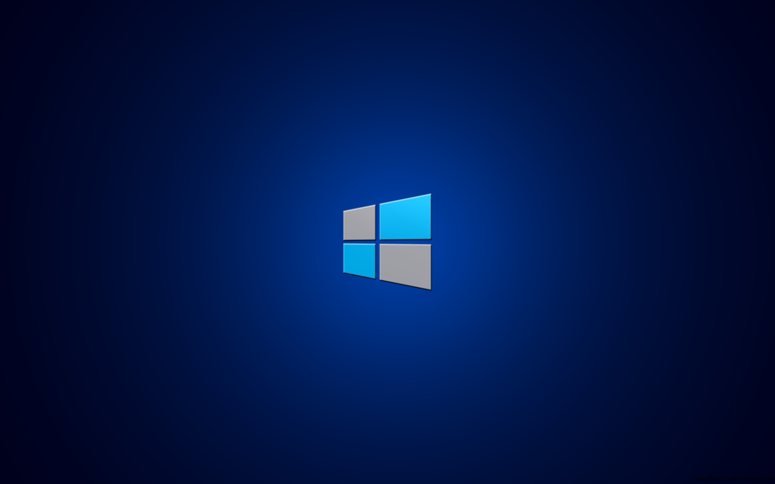 2560x1600 Two Blue Windows