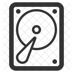 256x256 Hdd Icon Of Line Style