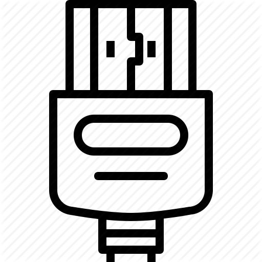 512x512 Cable, Display, Hdmi, Monitor Icon