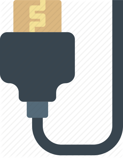 399x512 Cable, Connector, Hdmi, Plug Icon