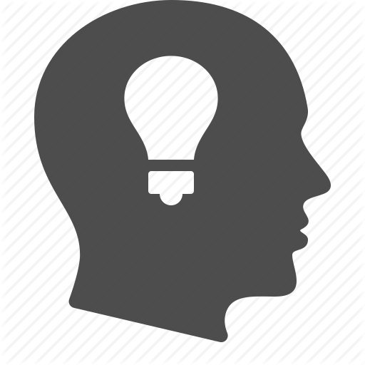 512x512 Business, Head, Idea, Light Bulb, Man, Thinking Icon