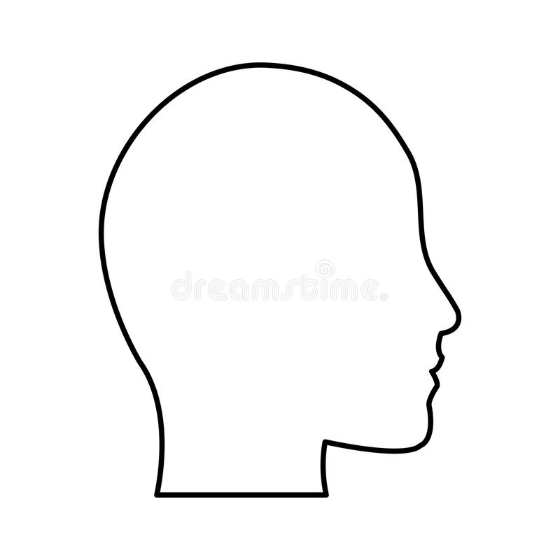 800x800 Head Silhouette Profile