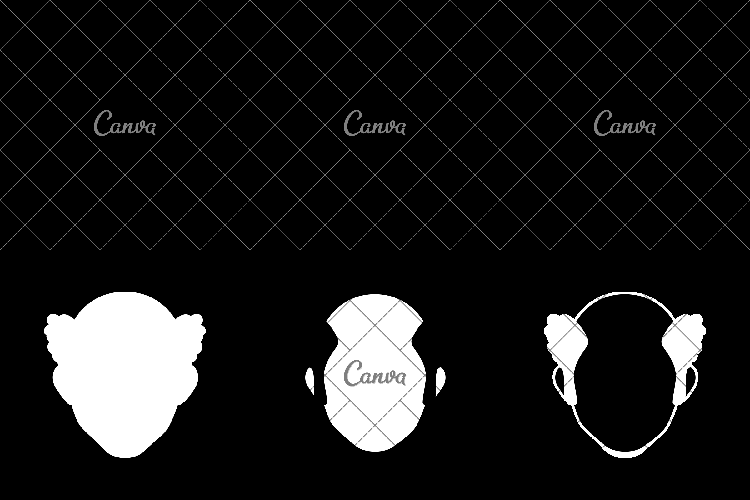 2400x1600 Man Head Silhouette Icon Avatar Male Design Vector Graphic